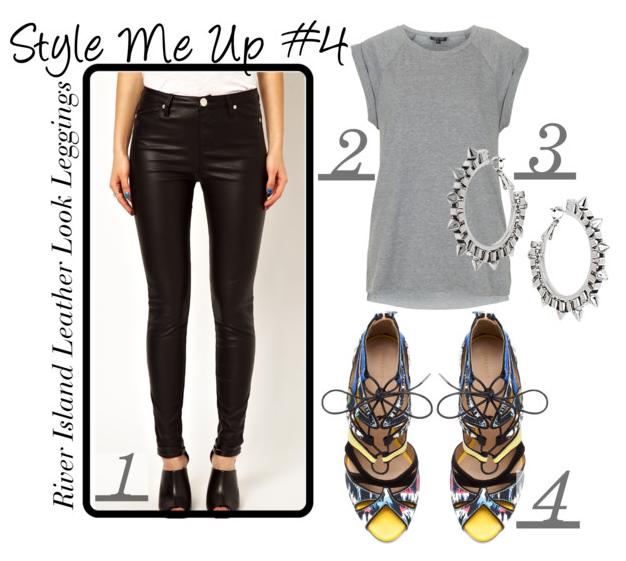 How to style River Island Molly Leather Look Leggings