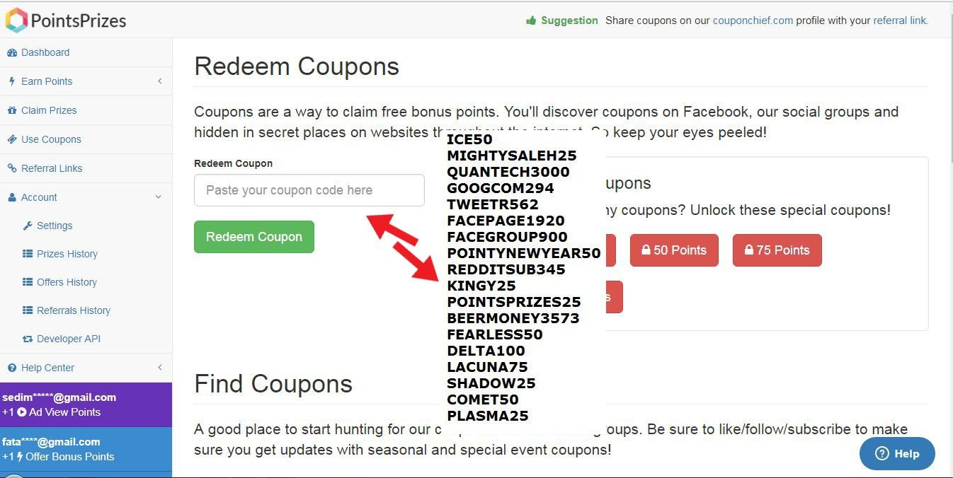 Earn Points On Pointsprizes For Free