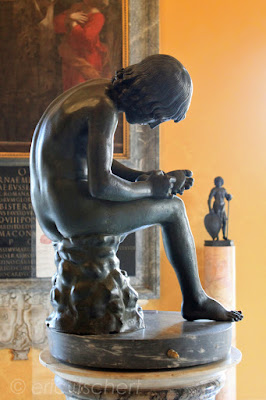 Sculptures, Voyage à Rome, tireur d épine, photo, garçon nu, Musées Capitolins, Rome, bronze, Cneius Martius, Capitole, 