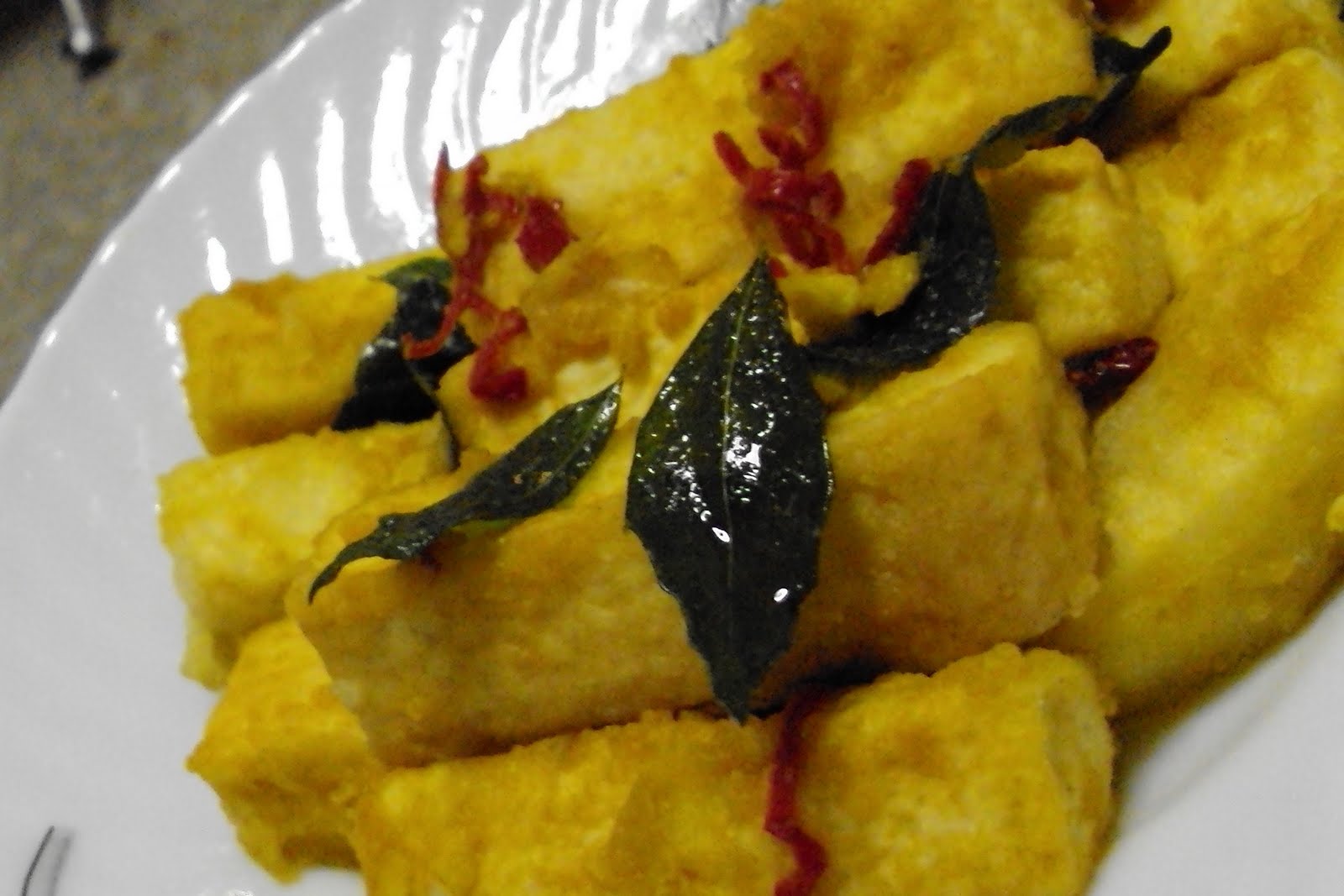 Salted Egg Yolk Tofu