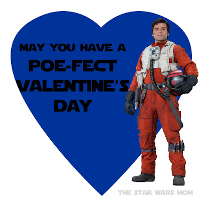 Poe Dameron Valentine Free Printable