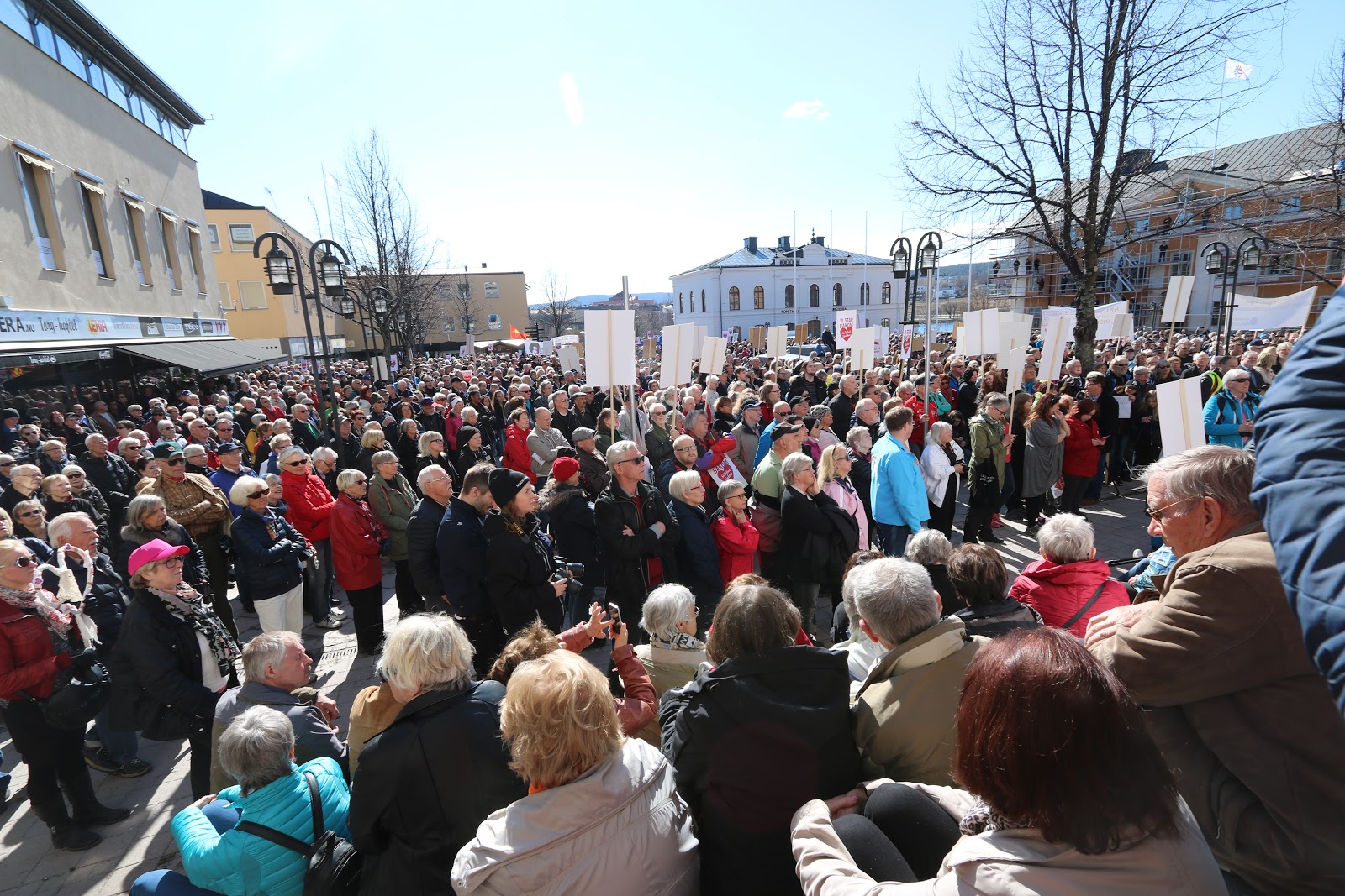 demonstration Härnösand, Ådalen reser sig, Sollefteå