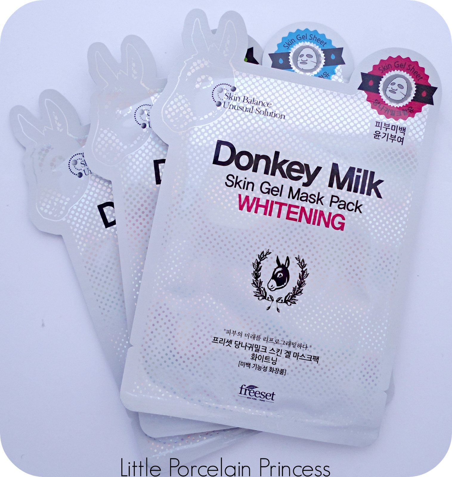 Little Porcelain Princess First Impression Freeset Donkey Milk Skin Gel Mask Pack