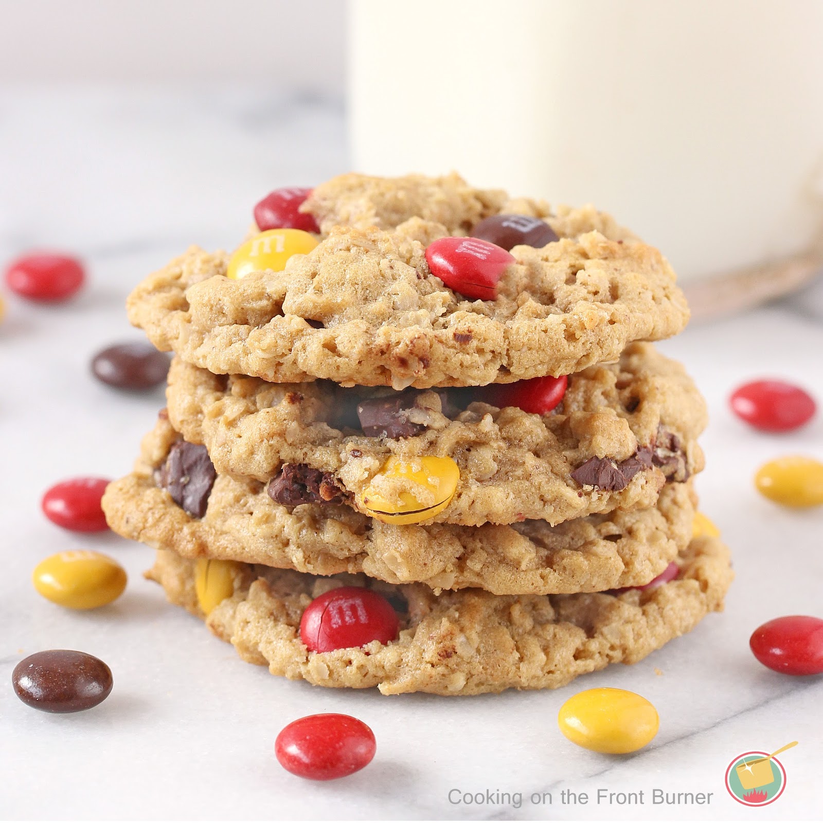 M&M Monster Cookies | Cooking on the Front Burner M&M Monster Cookies | Cooking on the Front Burner