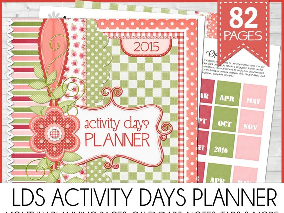 {NEW!!} LDS Activity Days Planner