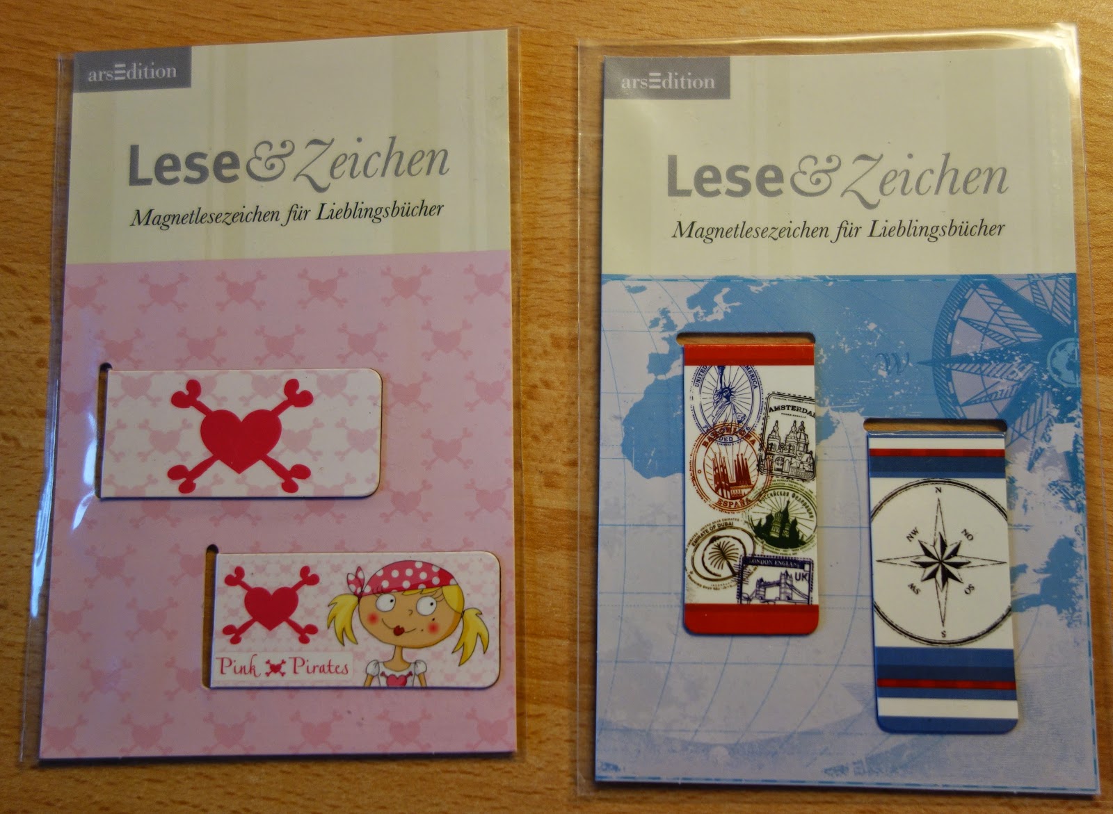 world of bookmarks: Magnetlesezeichen von ars edition