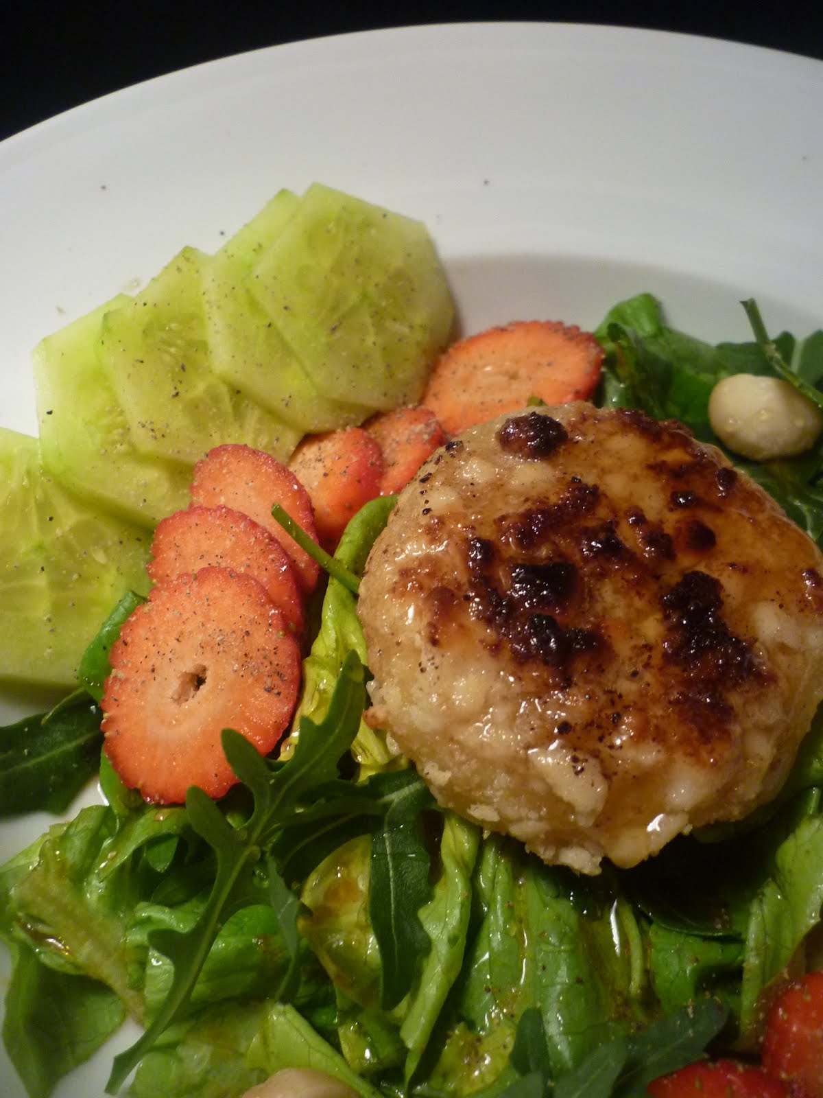 estrellacanela: Gebackener Macadamianuss-Ziegenkäse auf sommerlichen ...