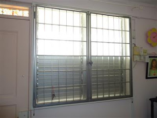hdb window rm installation flat singapore diy protruding accommodate locks grille installed mesh centre