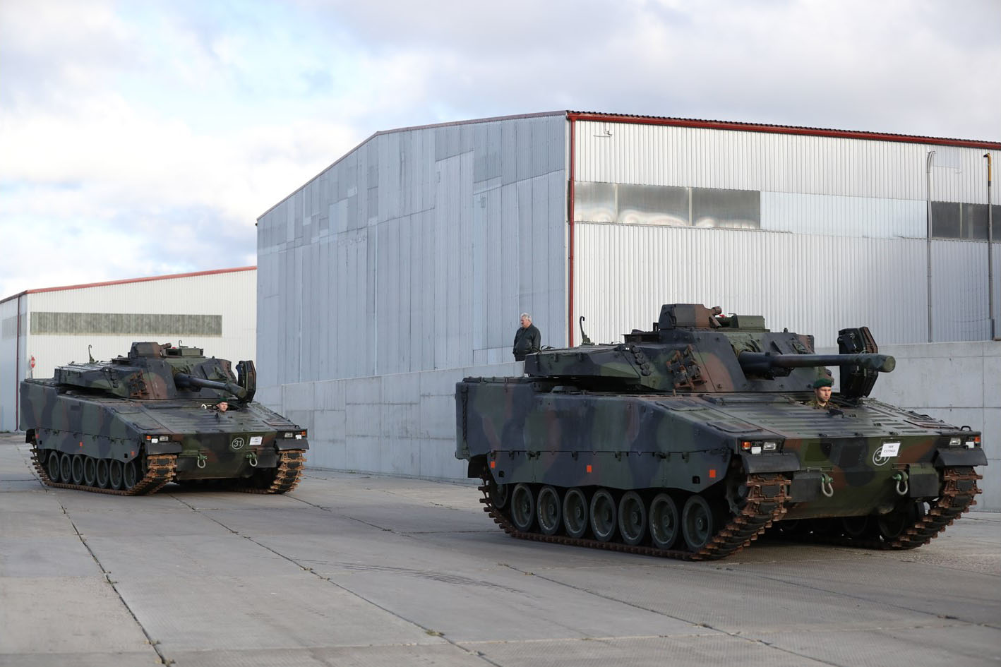 Estonia received the first infantry fighting vehicles CV9035NL Mk III from the Netherlands Estonia received the first infantry fighting vehicles CV9035NL Mk III from the Netherlands