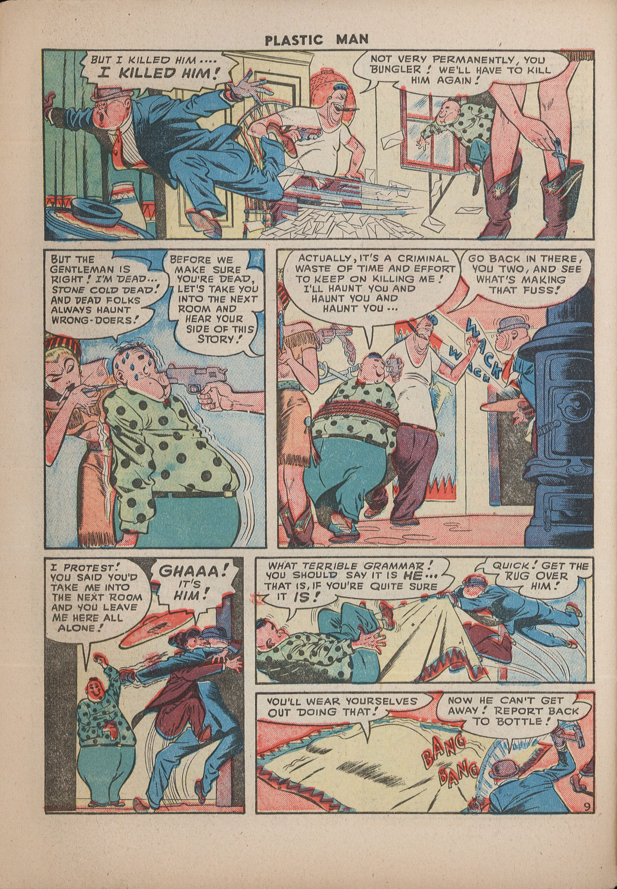 Read online Plastic Man (1943) comic -  Issue #11 - 44