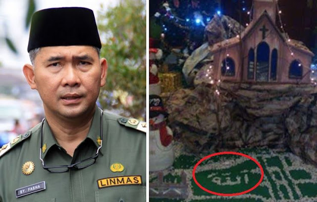 Terkait Lafadz Allah Yang Ditulis Di Karpet Pohon Natal, Ini Sikap Tegas Dari Walikota Jambi