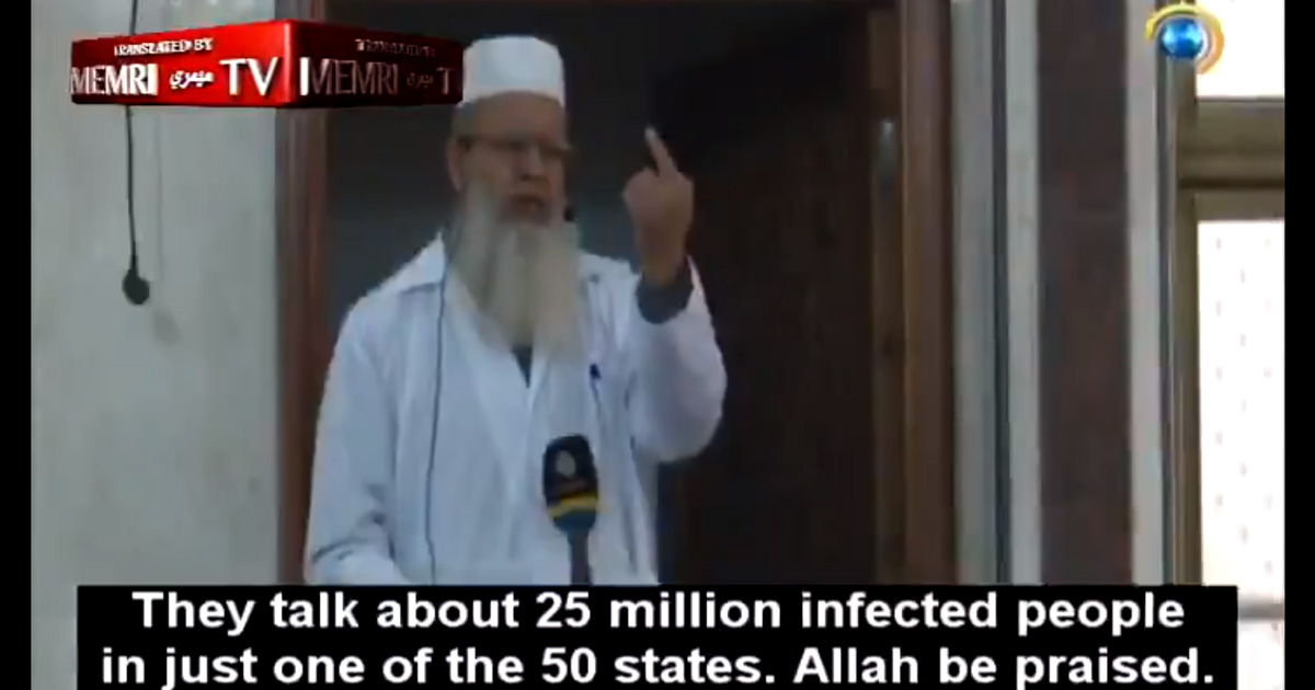 Watch: Imam on TV Celebrates the deaths of Americans from Coronavirus