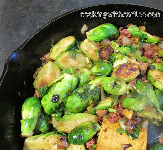 Cooking With Carlee Pan Roasted Brussel Sprouts