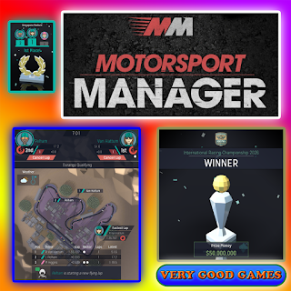 A review of Motorsport Manager Mobile - a free game for Android and iOS tablets and smartphones