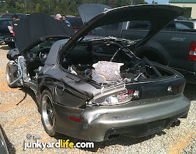 Wrecked LS1-powered Pontiac Trans Am sold at auction.