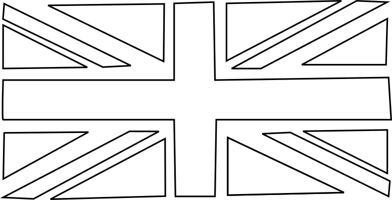Beehive bits and pieces: Union Jack bunting template
