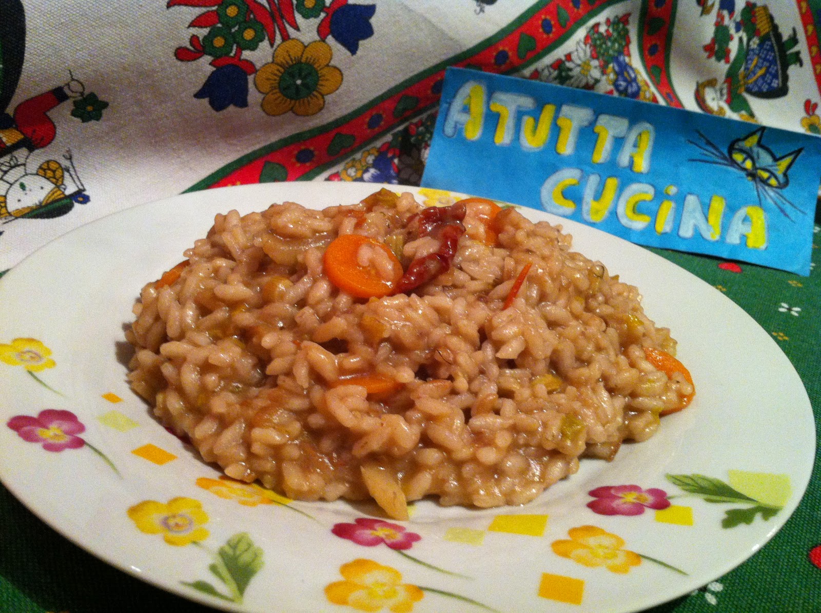 A TUTTA CUCINA RISOTTO con LENTICCHIE e POMODORI SECCHI