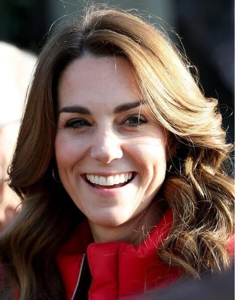 Kate Middleton wore Perfect Moment mini duvet ski jacket. Peterley Manor Farm to take part in Christmas activities