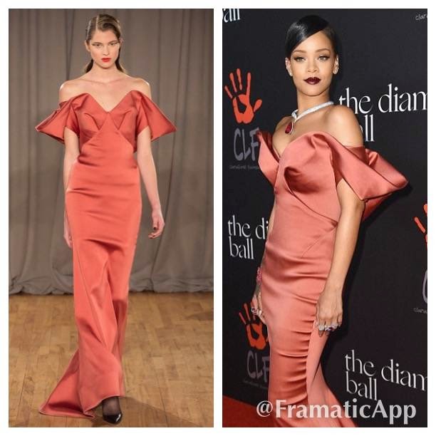 Kaycee Blog 24/7: Rihanna and Zac Posen Model who wore it better?