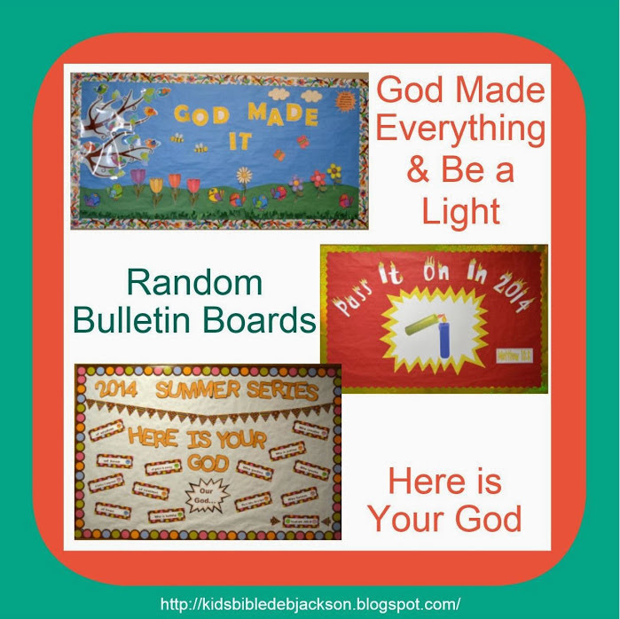 More Random Bulletin Boards | Bible Fun For Kids