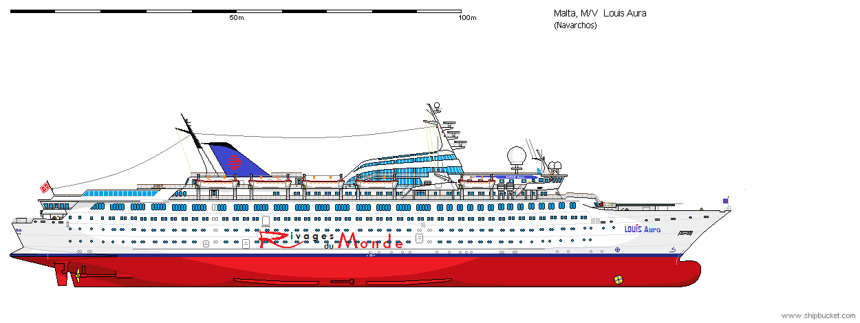 Warshipsresearch Cypriot Cruise Ship Ex Starward 1968 1995 Bolero 1995 2006 Orient Queen 2006 2013 Louis Aura 2013 2017 Aegean Queen 2017