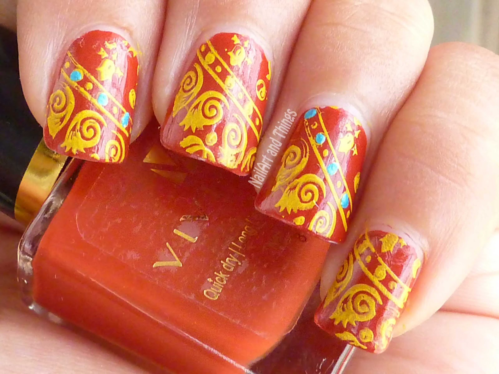 2. African Inspired Nail Art - wide 2