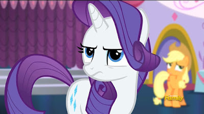 Rarity gets angry with Sassy Saddles