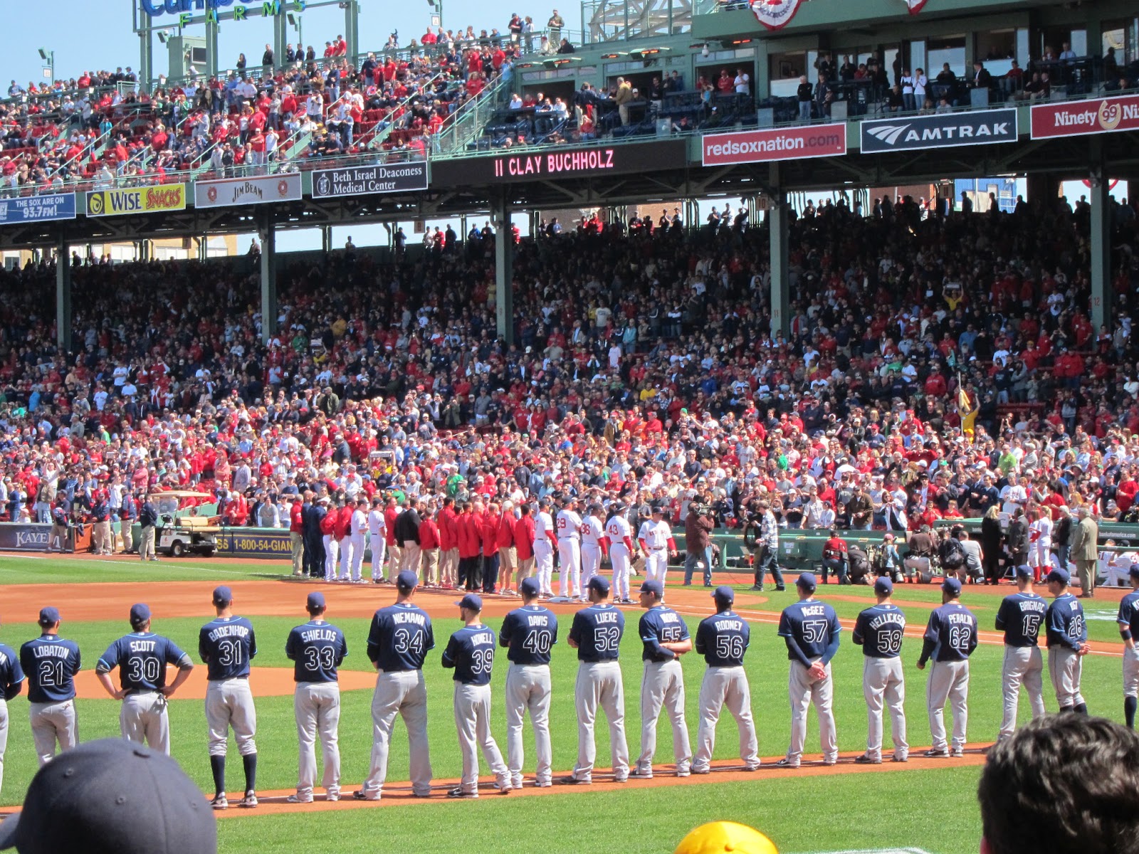 Last Meal of the Day Red Sox opening day