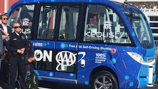 Self-driving shuttle crashes in Las Vegas hours after launch