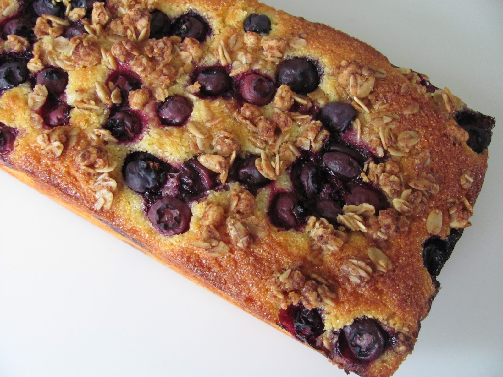 Mainly Baking Blueberry and Lemon Polenta Cake
