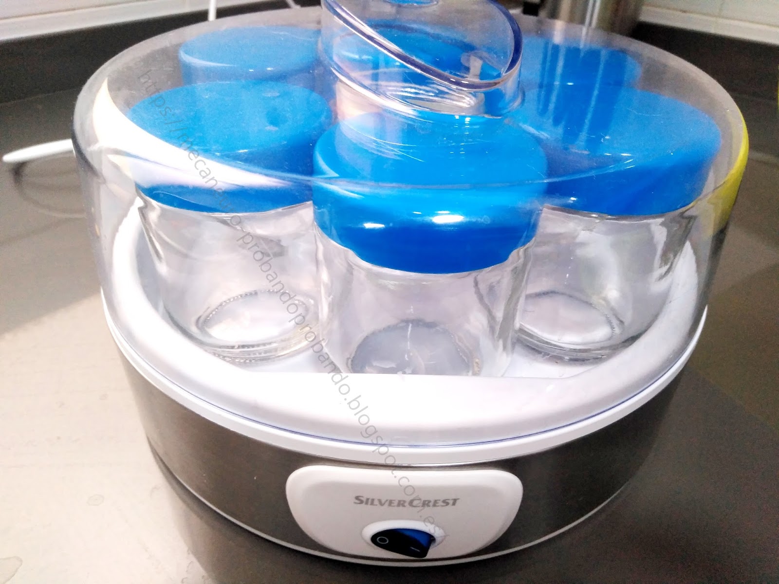 Probando, probando... YOGURTERA SILVERCREST Al rico yogur casero...