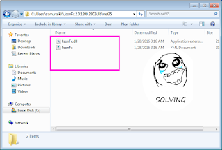 NuGET download  JsonFx package using CMD - tutorial screenshot 7