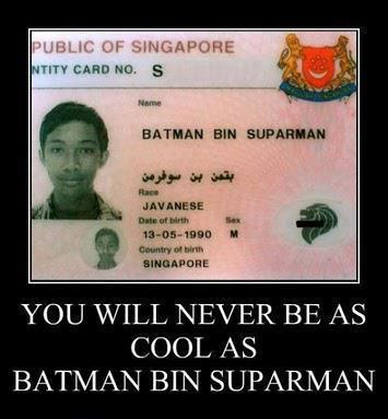Wordless Wednesday #19: Batman bin Suparman