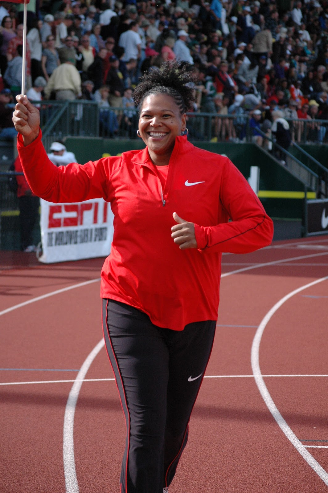 Aretha Thurmond places second in Lausanne Athletissima meet...