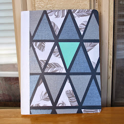 geometric notebook diy notebooks easy