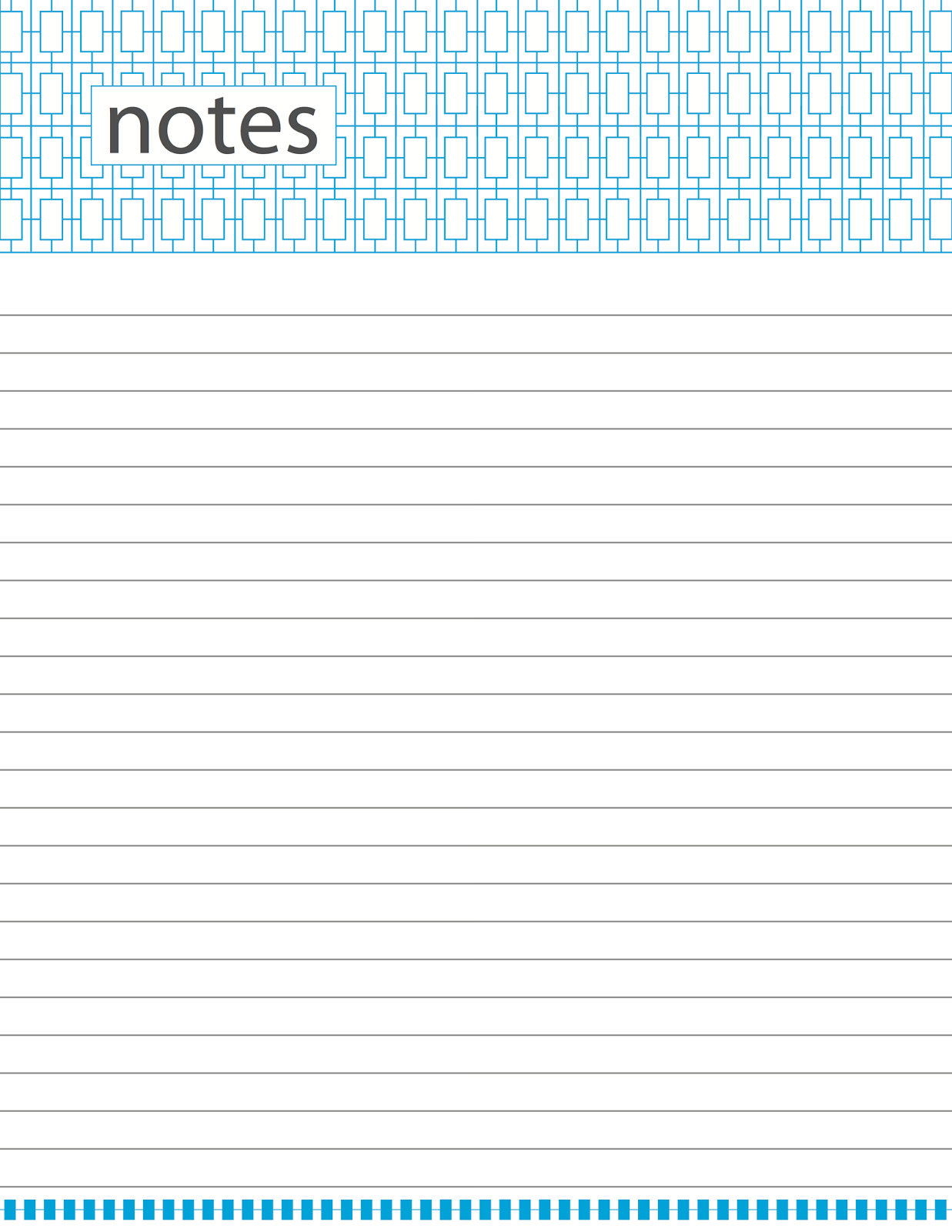 Free Notes Printable