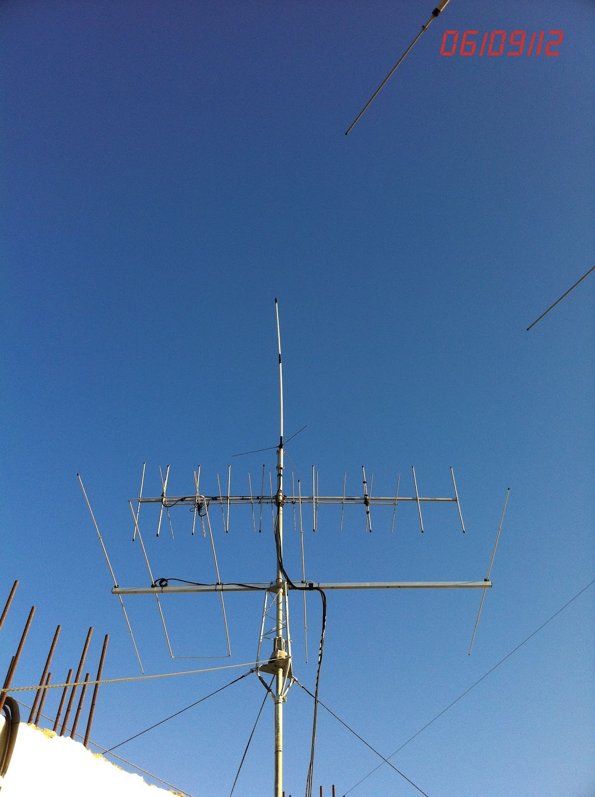 SV5DKL Amateur Radio Blog 6m / VHF / UHF New Antenna System Complete !!