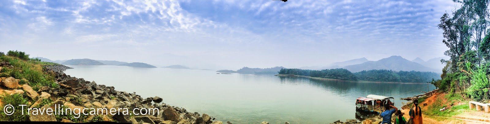 Another view of the place around Banasura sagar dam, from where speedboats take you to the tour of this lake.