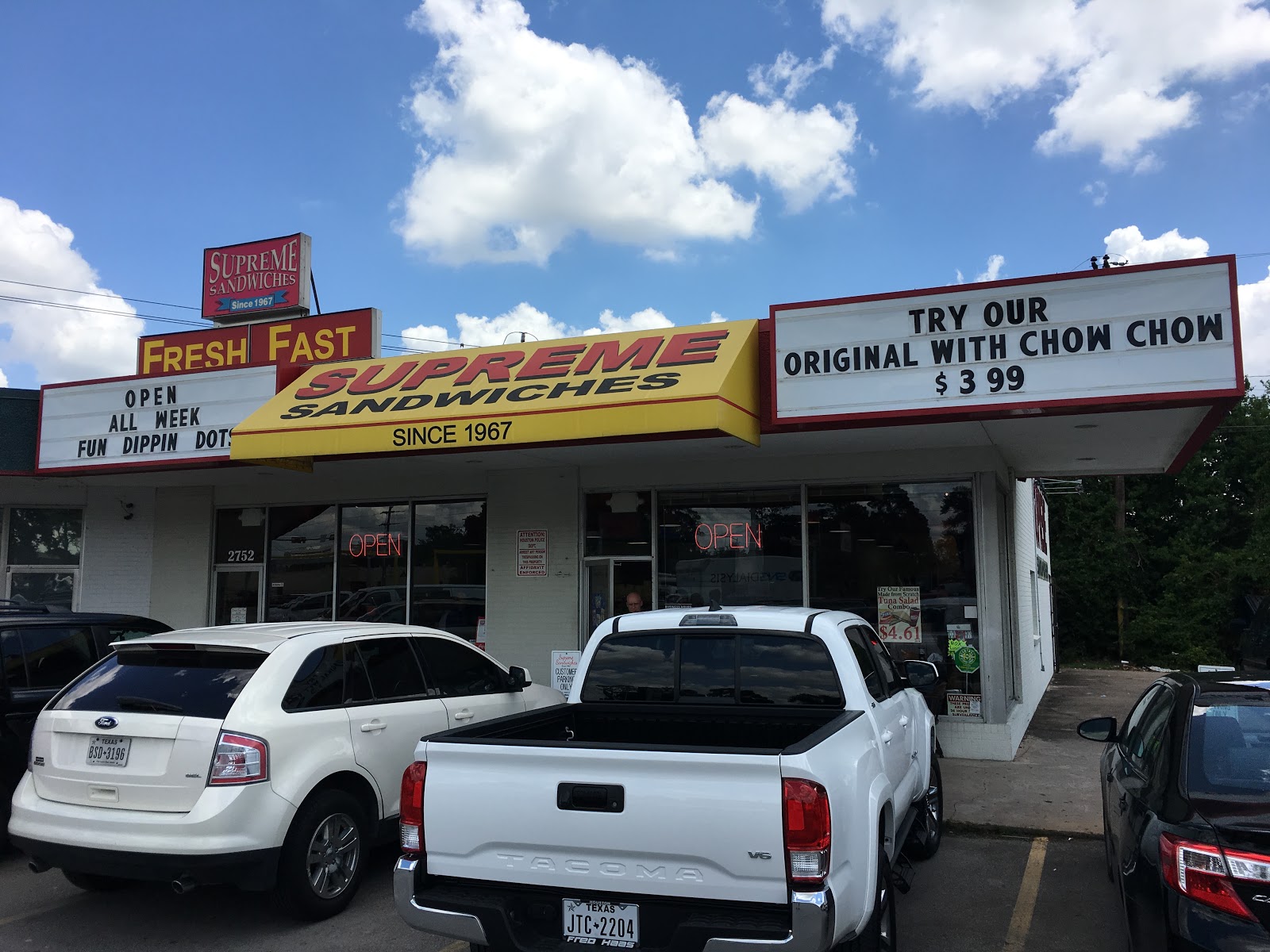 Houston Food Explorers Cheap Eats Houston Supreme Sandwich Since 1967