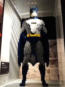 Batman in Lego form Art of the Brick