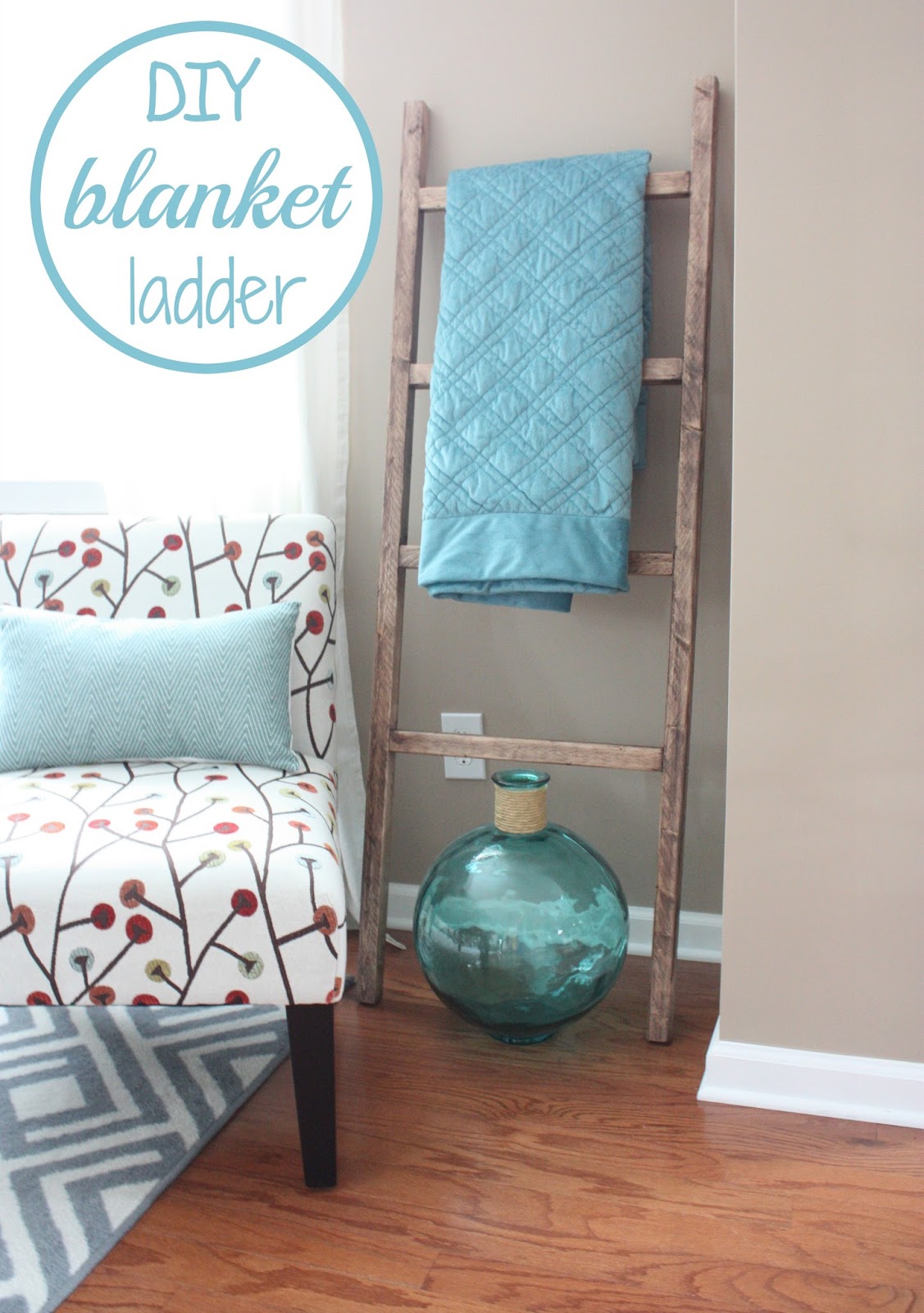 DIY Blanket Ladder