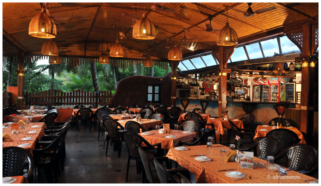 The bar area and northern side