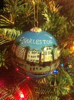 hand-painted charleston ornament