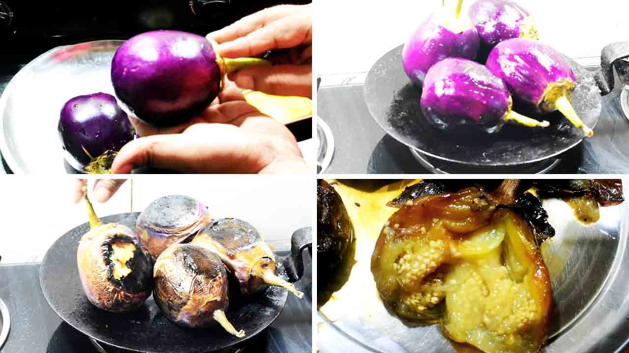 बैंगन का भर्ता बनाने की आसान विधि Baingan ka Bharta Banane ki recipe