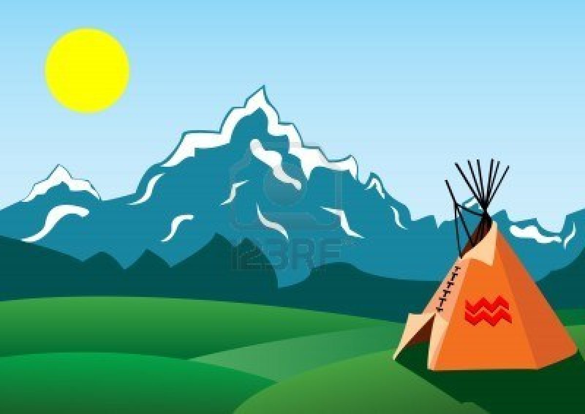 Детский рисунок горы Детский рисунок горы