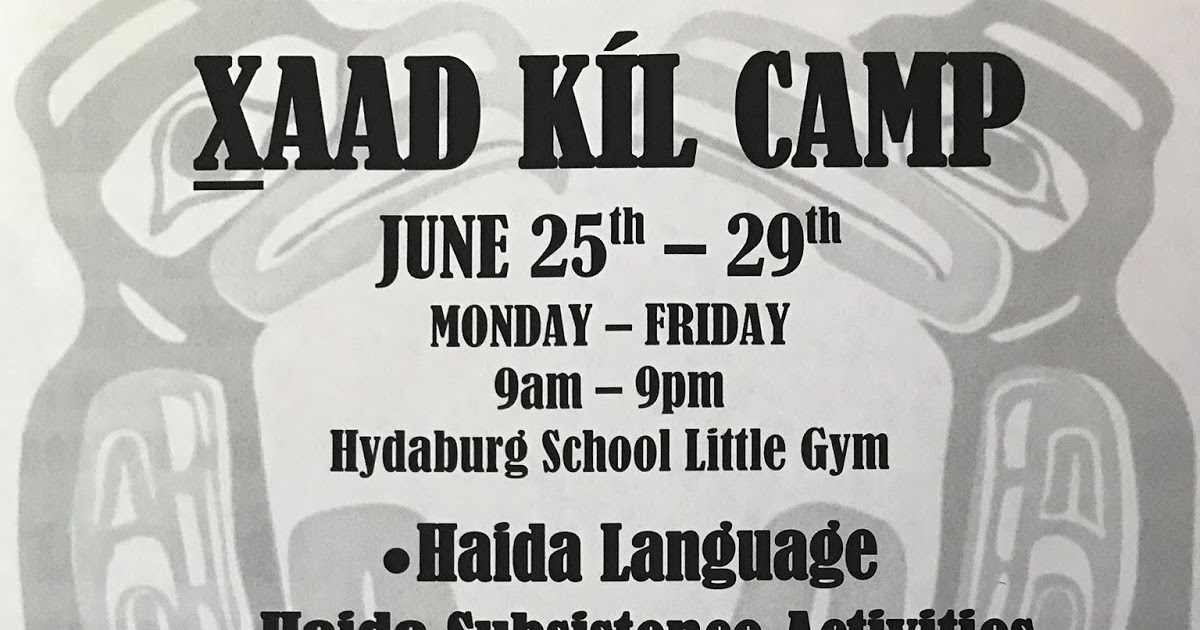 Hydaburg Culture Camp June 2529th P.O.W. Report