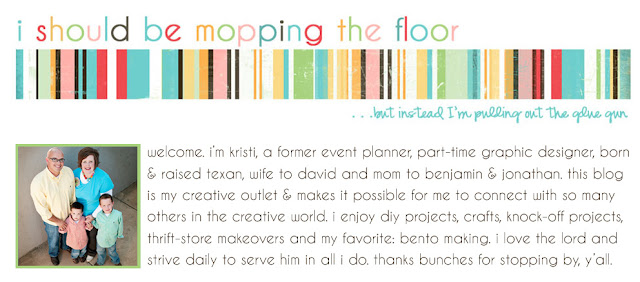 i should be mopping the floor