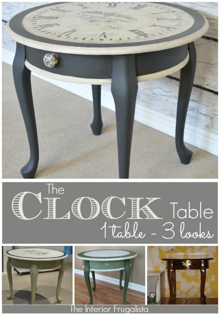 3 ways to update a small side table by The Interior Frugalista small side table 3 ways