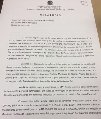 Segovia cancela nomeação de Felício Laterça para a superintendente da PF no Rio Segovia cancela nomeação de Felício Laterça para a superintendente da PF no Rio