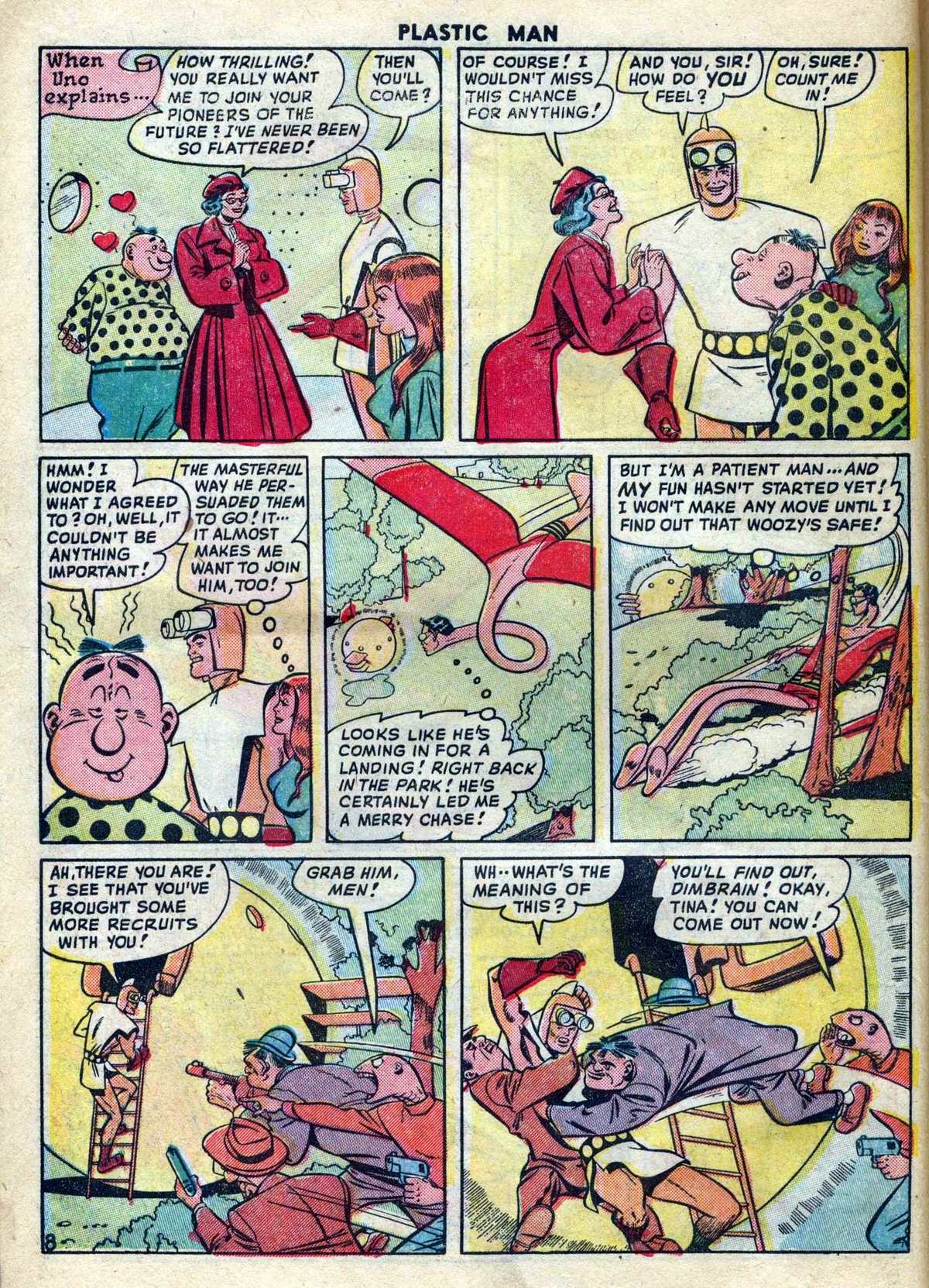 Read online Plastic Man (1943) comic -  Issue #17 - 10